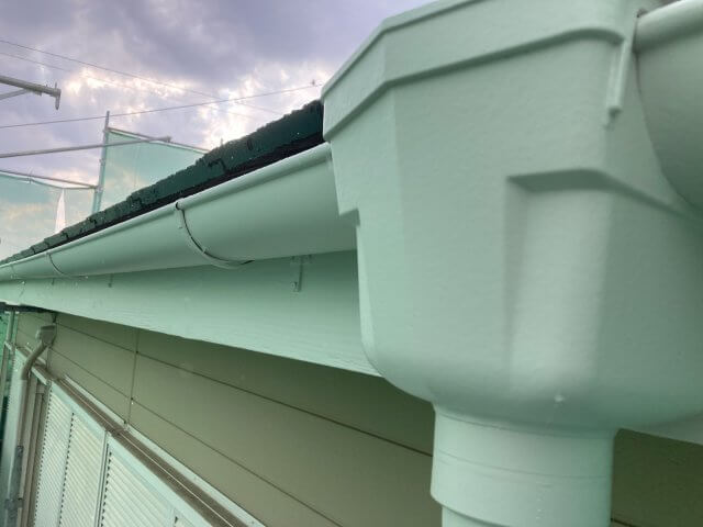 太田市 屋根塗装工事 破風板完了 お客様の声 ミヤケン
