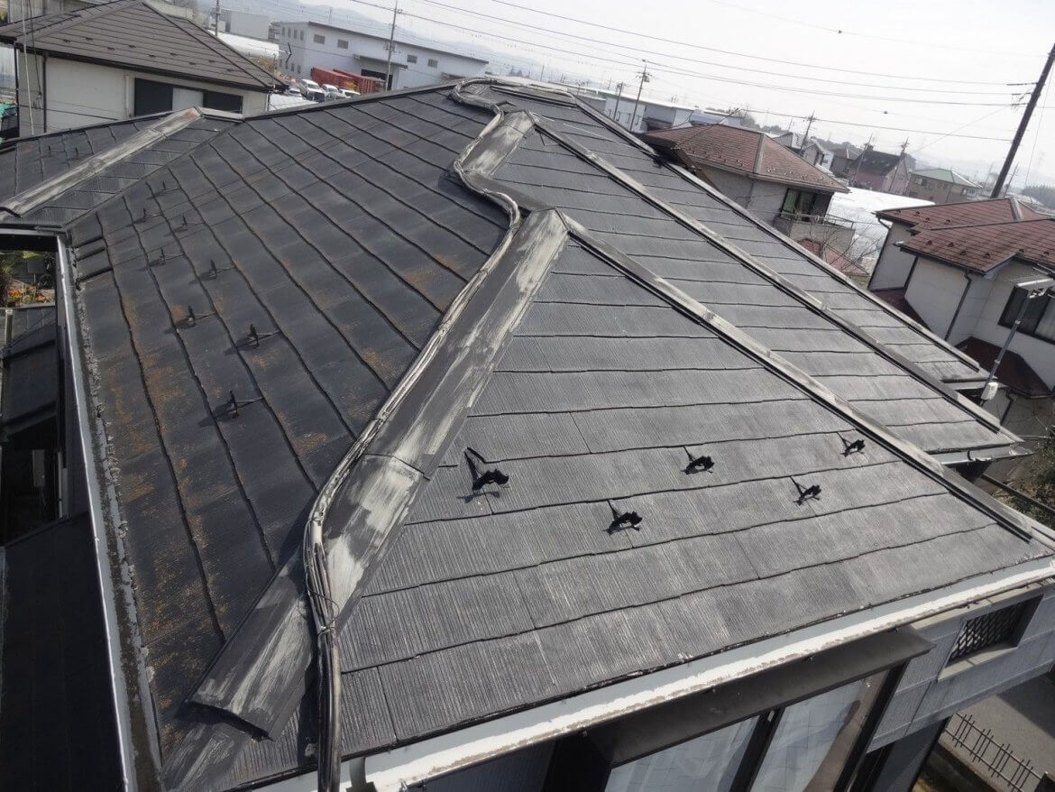 太田市 屋根塗装 ビフォー ミヤケン