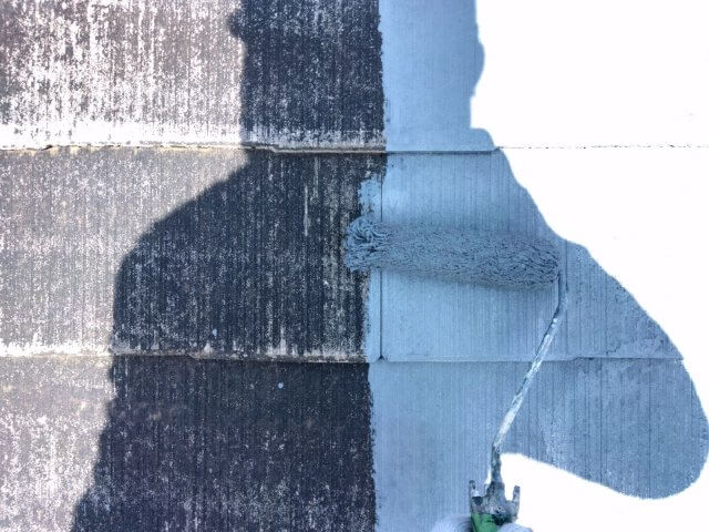 太田市 屋根塗装 下塗り ミヤケン