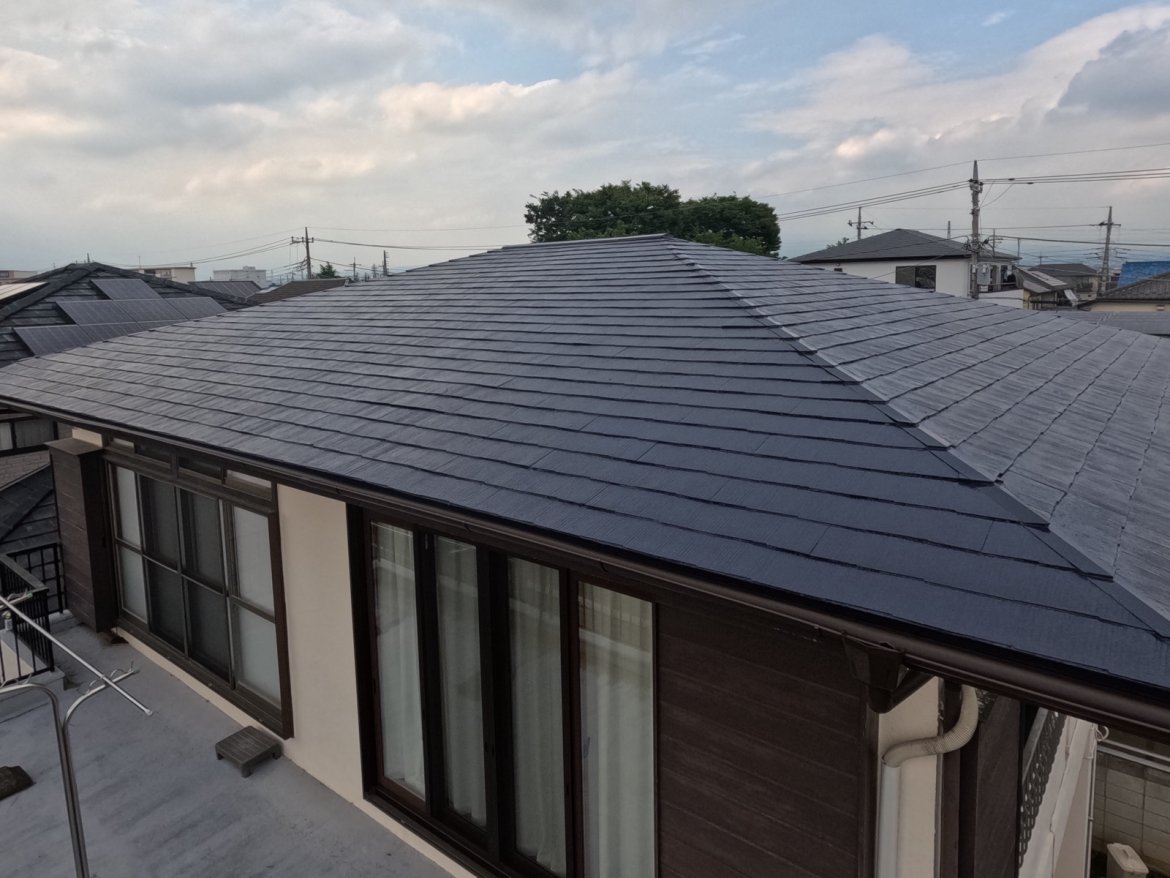 前橋市広瀬町 屋根塗装 アフター ミヤケン