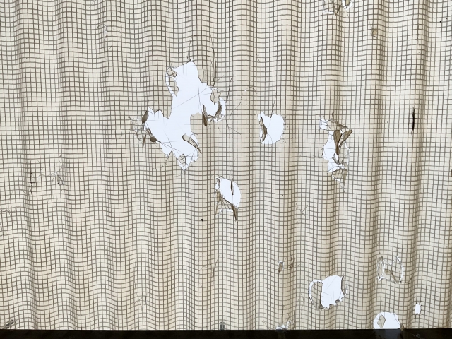 カーポート 穴 雹被害 ミヤケン 埼玉 群馬 屋根